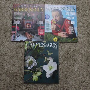GARDEN & GUN MAGAZINE Lot Of 3 Dec 2025 To Apr 2026 Issues For Collectors
